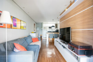 Apartamento aconchegante de 74 metros com 3 quartos, 1 suíte, 2 vaga de garagem em condomínio clube na Pompéia