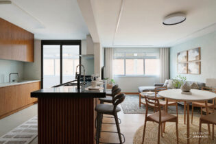 Apartamento reformado com 103m², 2 quartos e uma suíte, a um pulo da Estação Borba Gato