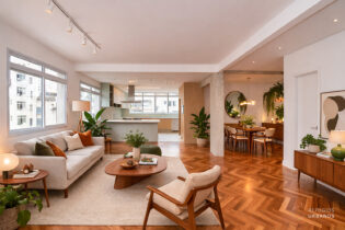 Reformado com 3 dormitórios 1 vaga living amplo em Higienopolis