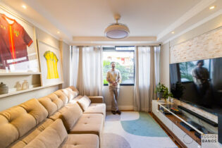 Apartamento bem localizado em Perdizes, 112m², 2 dormitórios, suíte com banheira, área gourmet coberta e sol da tarde.