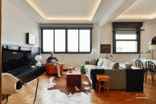 Apartamento de 75 metros quadrados de área útil no Jardim Paulista, no último andar do prédio dos bancários, totalmente reformado com vista incrível.