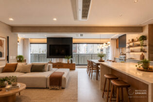 Apartamento garden em Perdizes com 203,55 m², 3 suítes, ambientes integrados, churrasqueira, escritório, 2 vagas e lazer completo.