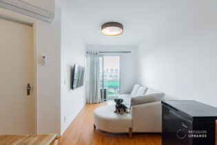 Com 60 m², este imóvel no Brooklin foi super reformado e está pronto para morar.