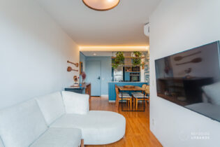 Com 60 m², este imóvel no Brooklin foi super reformado e está pronto para morar.